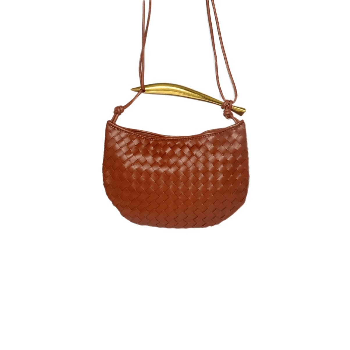 BOLSO SARDINE BT BROWN CON CUERDA