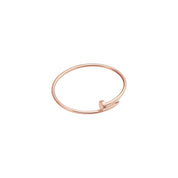 PULSERA CLAVO ROSE GOLD DELGADA