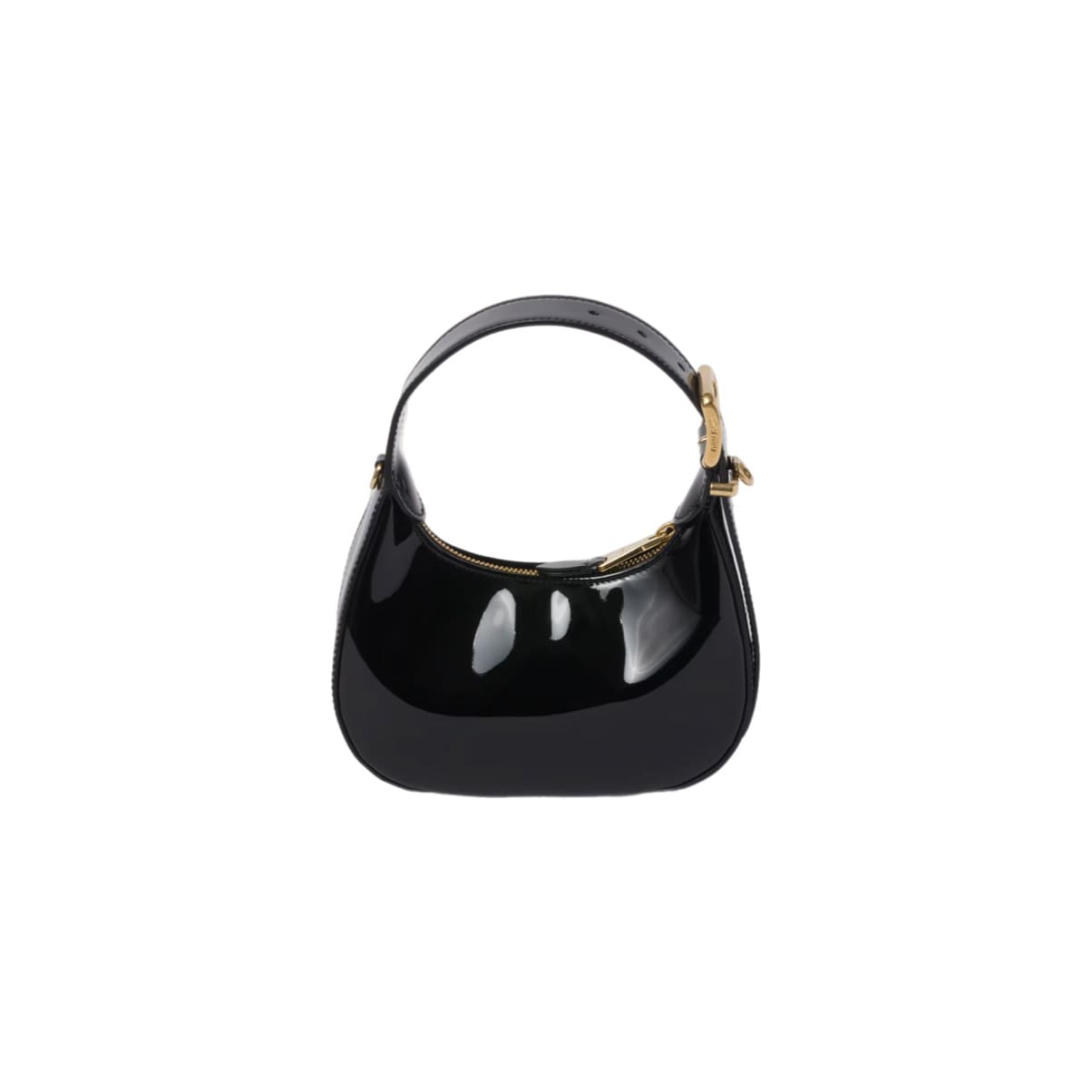 BOLSO MM HOBO BLACK CHAROL