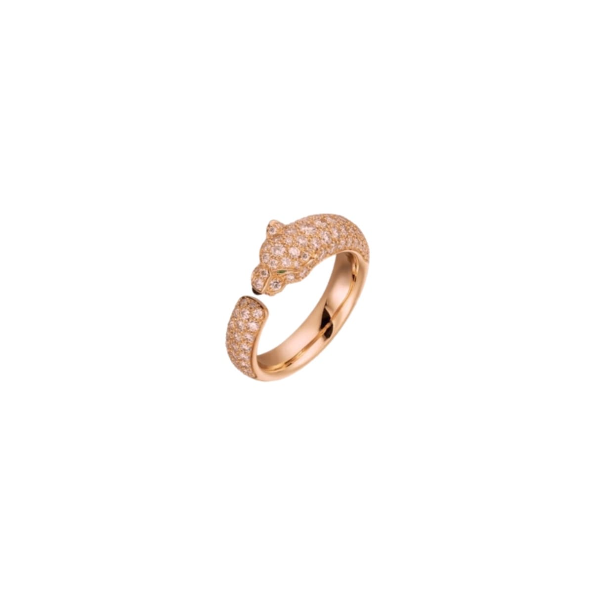 ANILLO PANTHERE ROSEGOLD CON ZIRCONIA