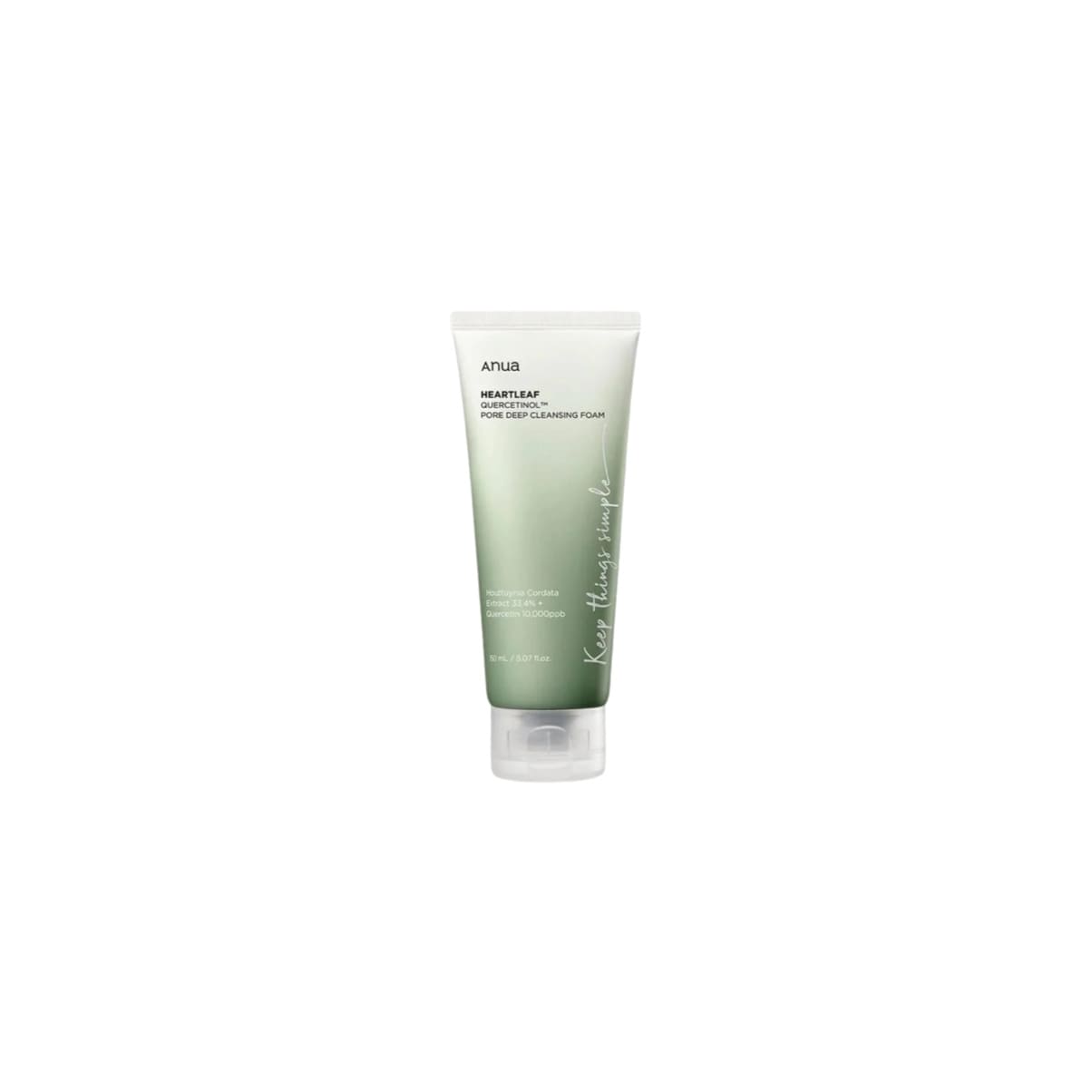 ANUA HEARTLEAF QUERCETINOL PORE DEEP CLEANSING FOAM 150mL