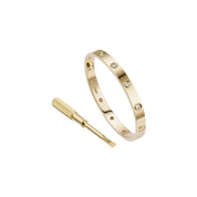 PULSERA LOVE CON ZIRCONIAS GOLD