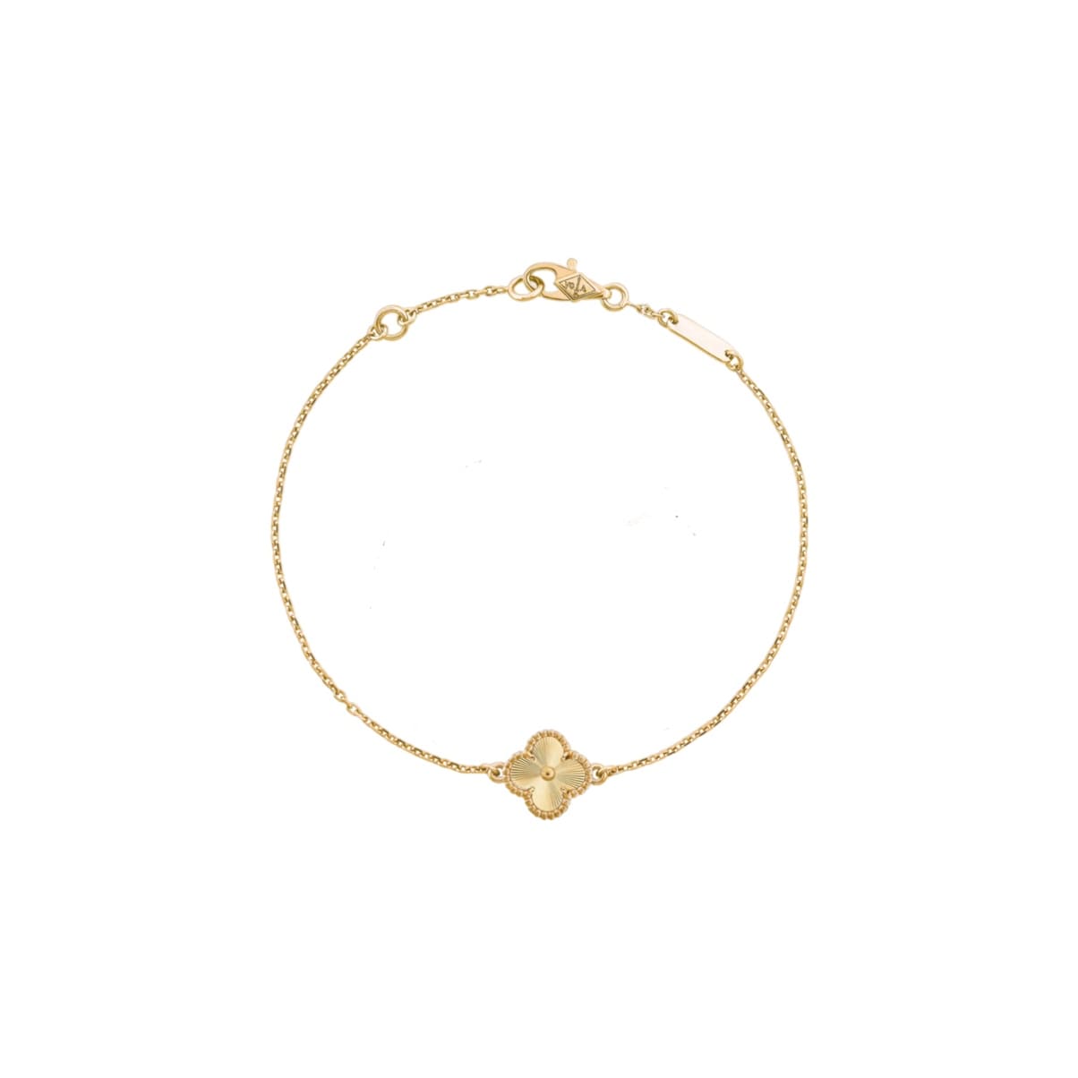 PULSERA ONE TRÉBOL GOLD