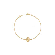 PULSERA ONE TRÉBOL GOLD