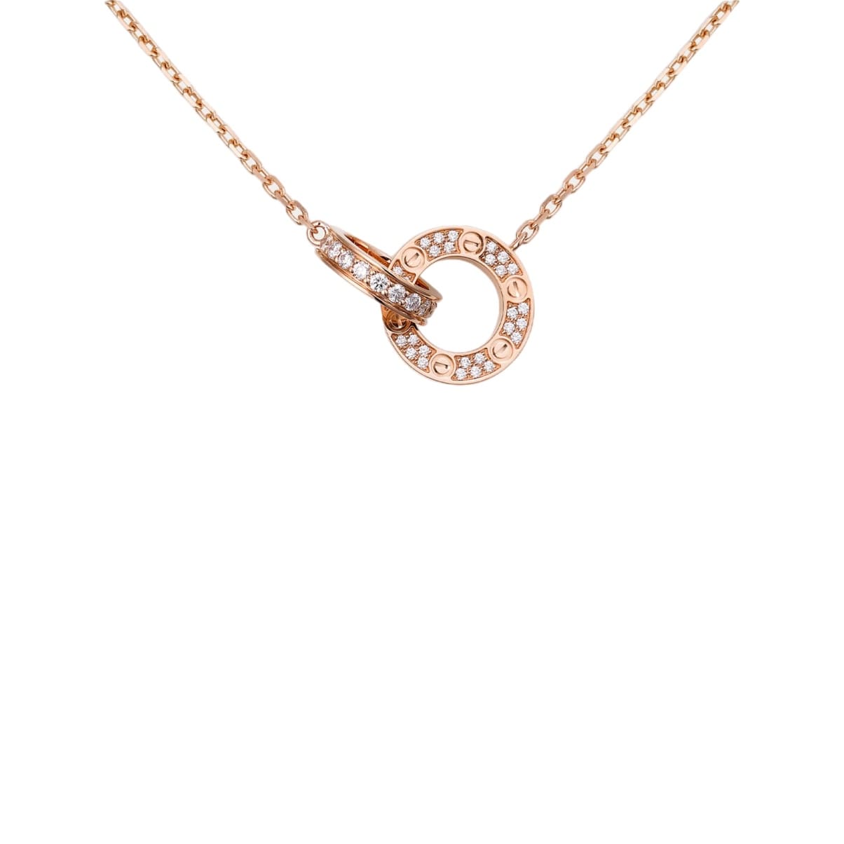 COLLAR LOVE-LOVE ROSE GOLD CON MZ