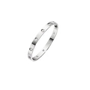 PULSERA LOVE CON ZIRCONIAS SILVER