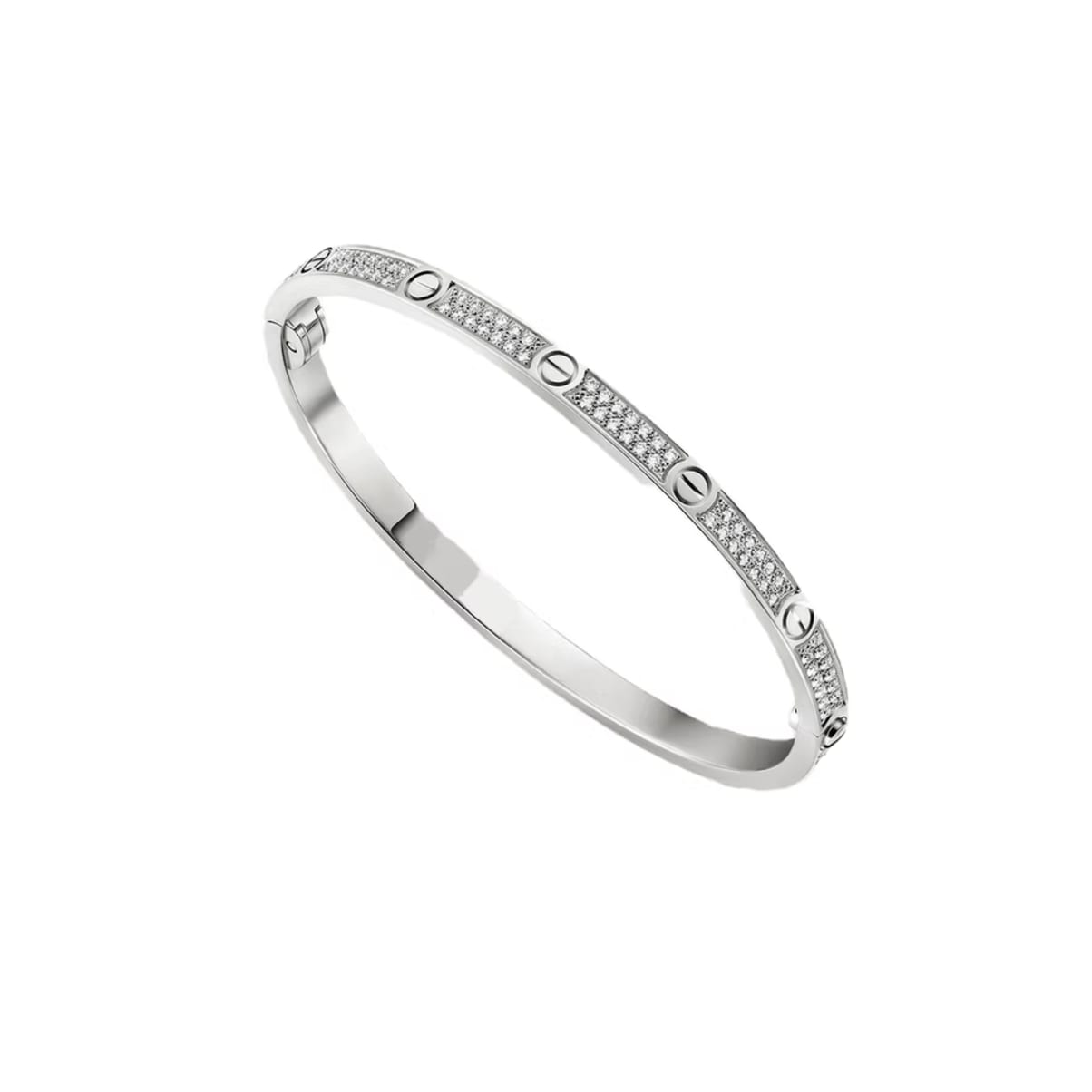 PULSERA LOVE DELGADA SILVER CON MICRO ZIRCONIAS