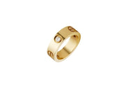 ANILLO LOVE GOLD ANCHO CON ZIRCONIA