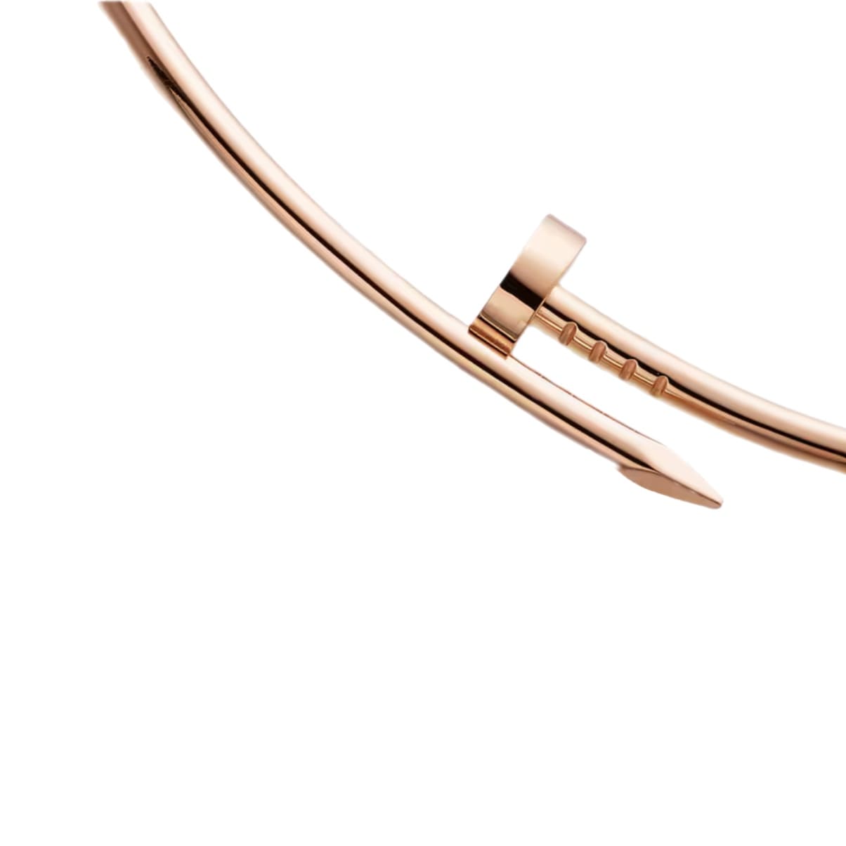 COLLAR CLAVO ROUND ROSEGOLD