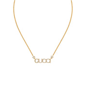COLLAR GC LETTERS GOLD