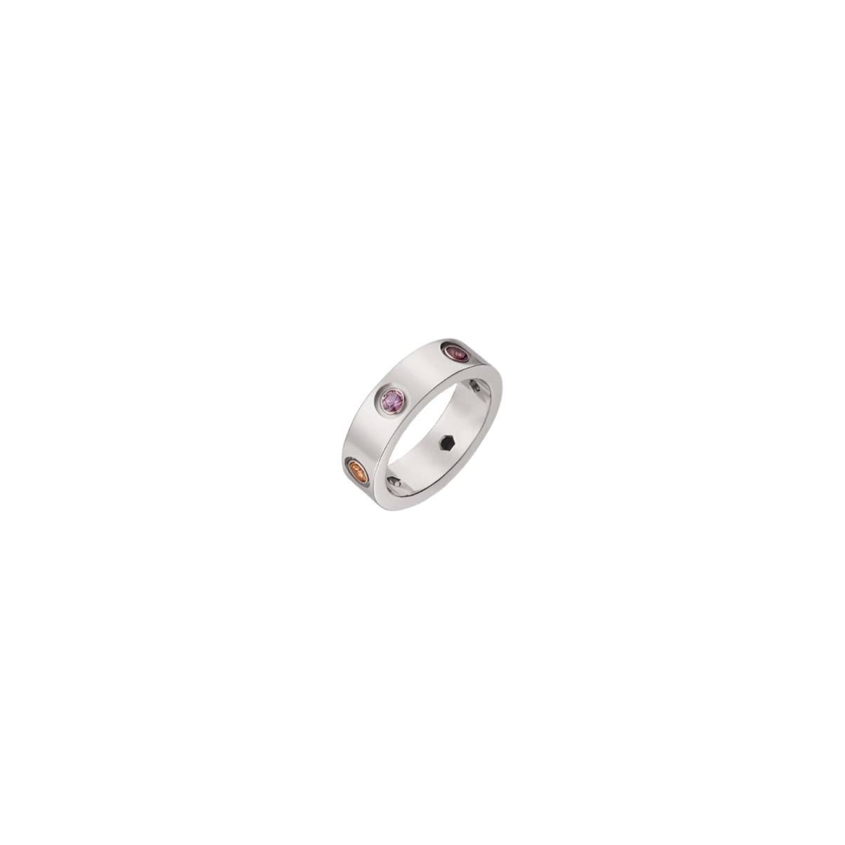 ANILLO LOVE SILVER ZIRCONIAS RAINBOW