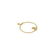 PULSERA VW LUZIA BAS RELIEF GOLD