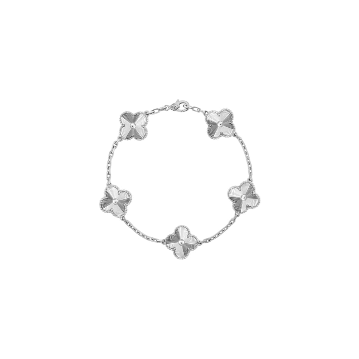 PULSERA TRÉBOL SILVER VF