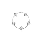 PULSERA TRÉBOL SILVER VF