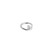 ANILLO CLAVO SILVER CON ZIRCONIA