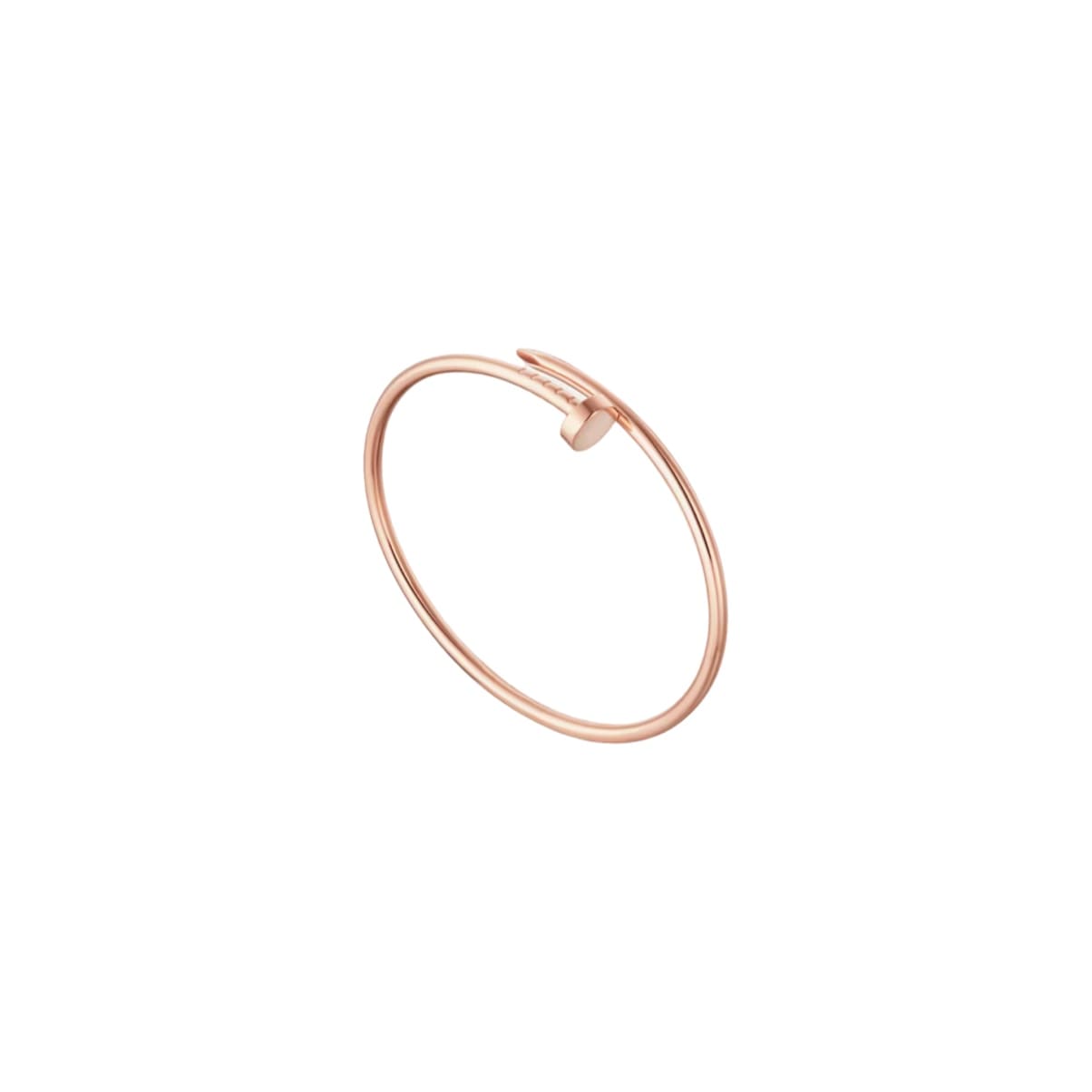 PULSERA CLAVO ROSE GOLD DELGADA