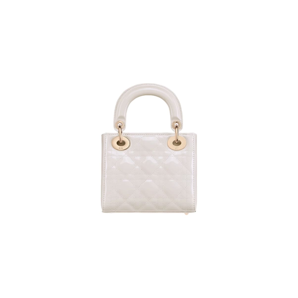 BOLSO LADY D CHAROL OFF WHITE