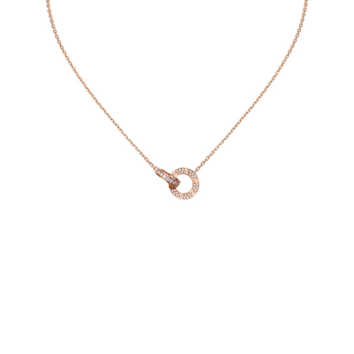 COLLAR LOVE-LOVE ROSE GOLD CON MZ