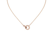 COLLAR LOVE-LOVE ROSE GOLD CON MZ