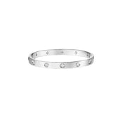 PULSERA LOVE CON ZIRCONIAS SILVER